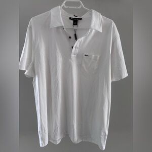 Michael Kors White Polo Shirt